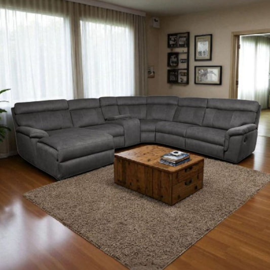 Cooper 6 Piece Corner 1 Motion + Console + Daybed Lounge Suite