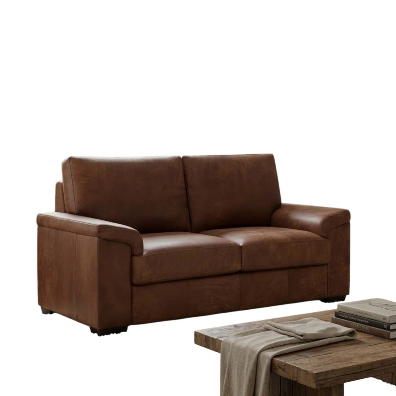 Cornwall 2 Div Couch - Leather