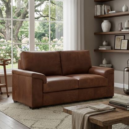 Cornwall 2 Div Couch - Leather