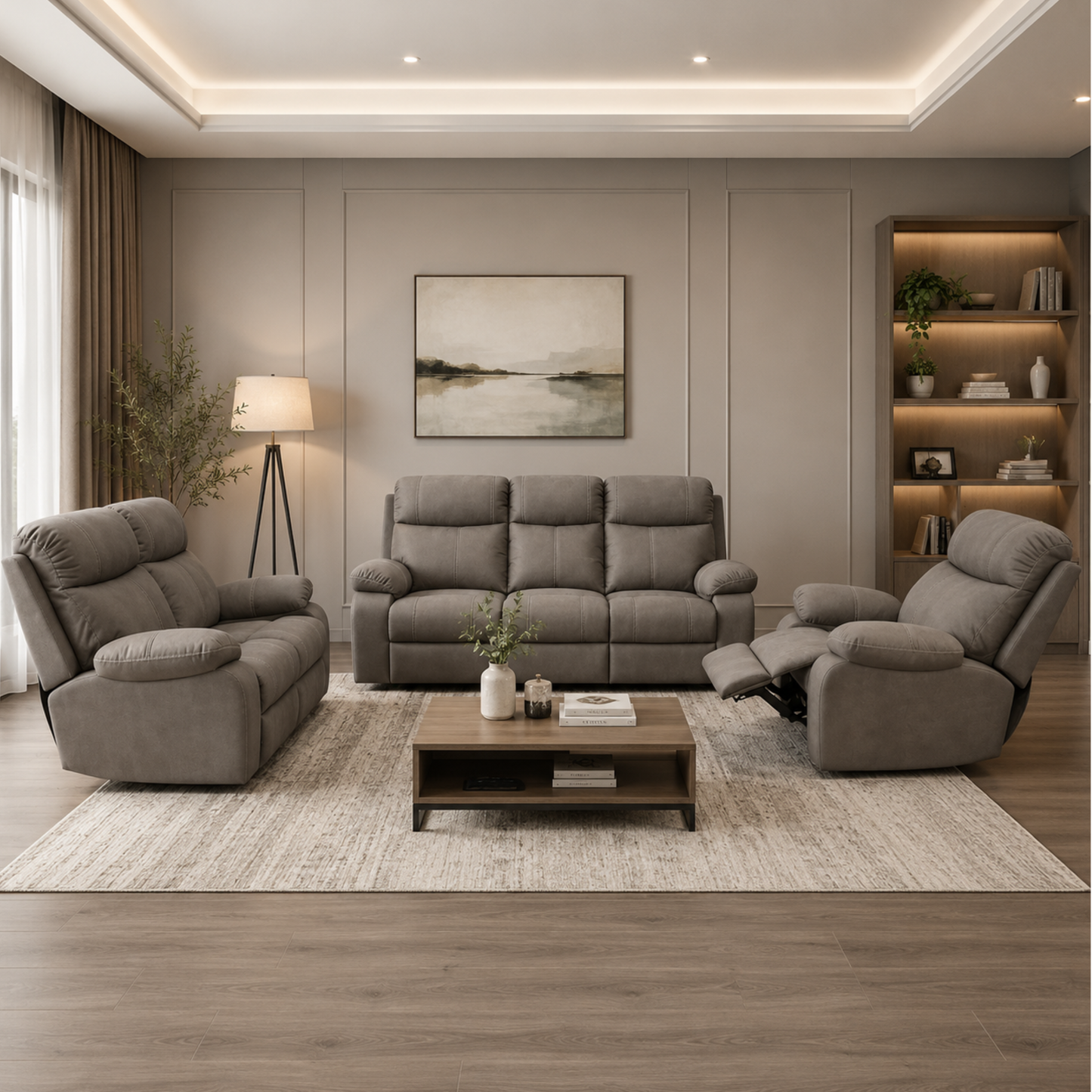 Cosmic 3.2.1 3 Motion Lounge Suite - Fabric