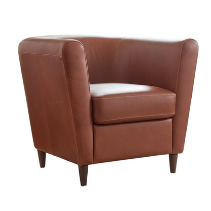 Curve Tub Chair - Leather