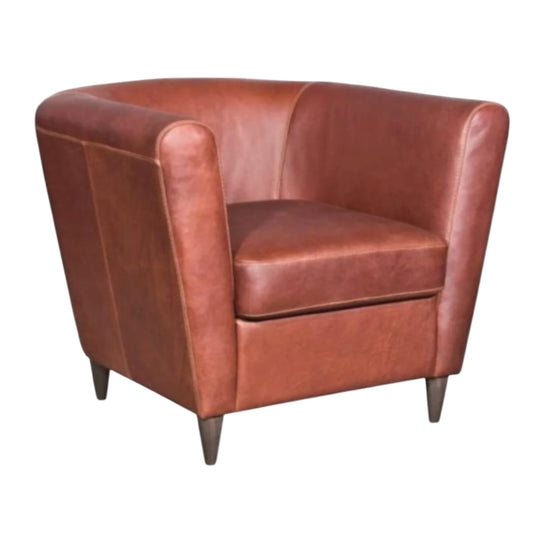 Curve Tub Chair - Leather