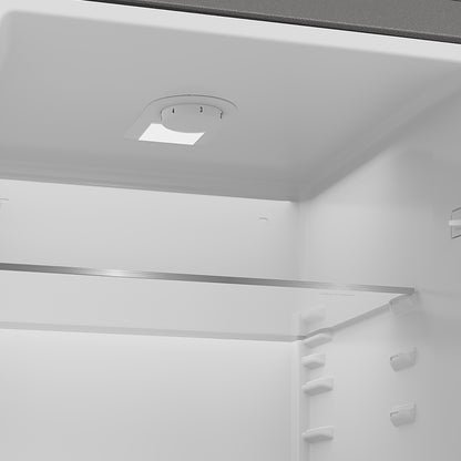 Defy 264L Combi Fridge/Freezer With Water Dispenser - Metallic - DAC475