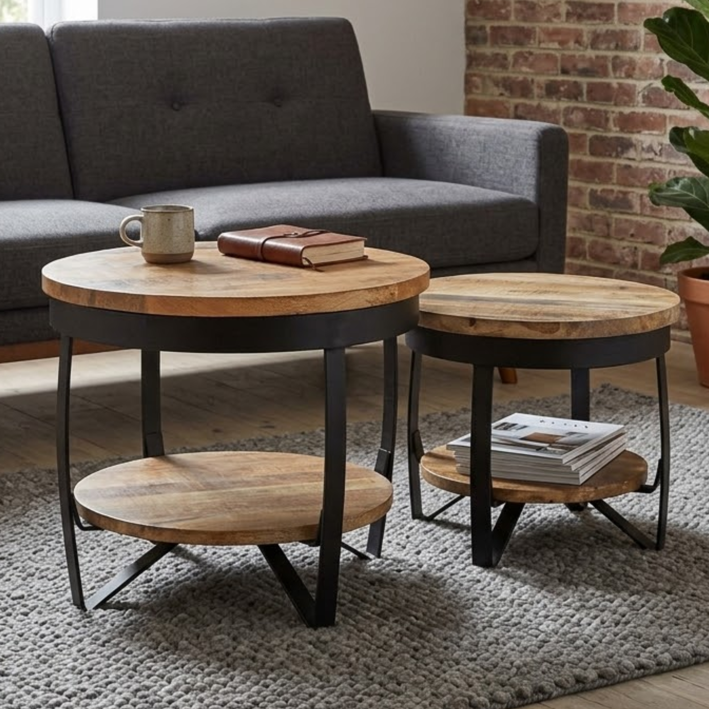 Dakota Set of 2 Coffee Tables