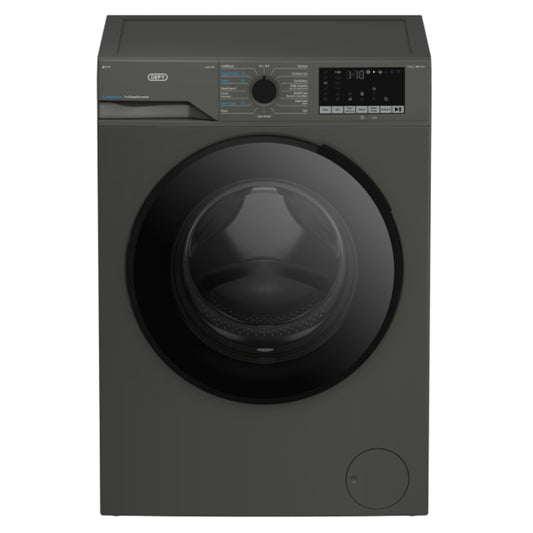 Defy 12kg Front Loader Washing Machine - Steam Cure - Manhattan Grey - DAW398
