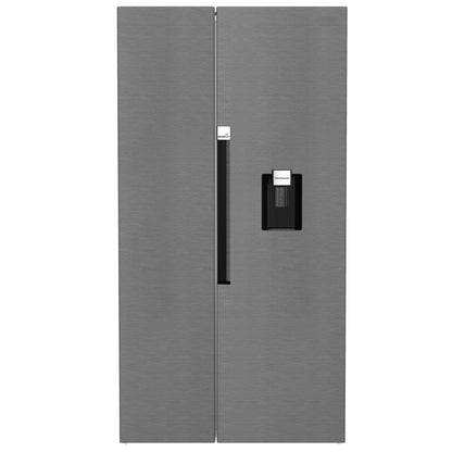 Defy 555L Fridge / Freezer Side By Side With Water Dispenser - Metallic - DFF547