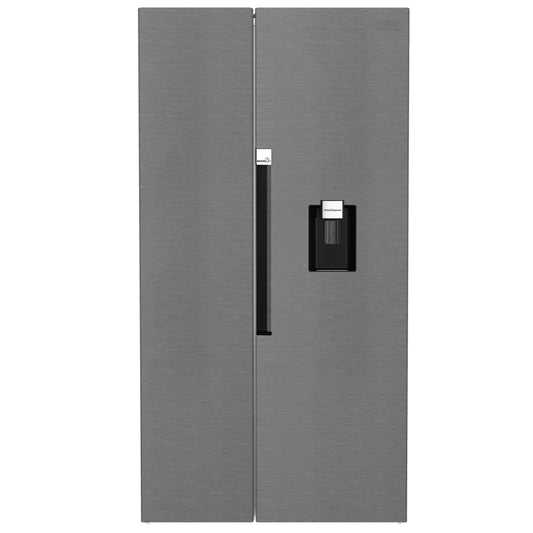 Defy 555L Fridge / Freezer Side By Side With Water Dispenser - Metallic - DFF547