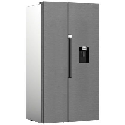 Defy 555L Fridge / Freezer Side By Side With Water Dispenser - Metallic - DFF547