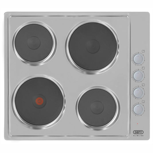 Defy 60cm Slimline 4 Plate Hob Stainless Steel - DHD399