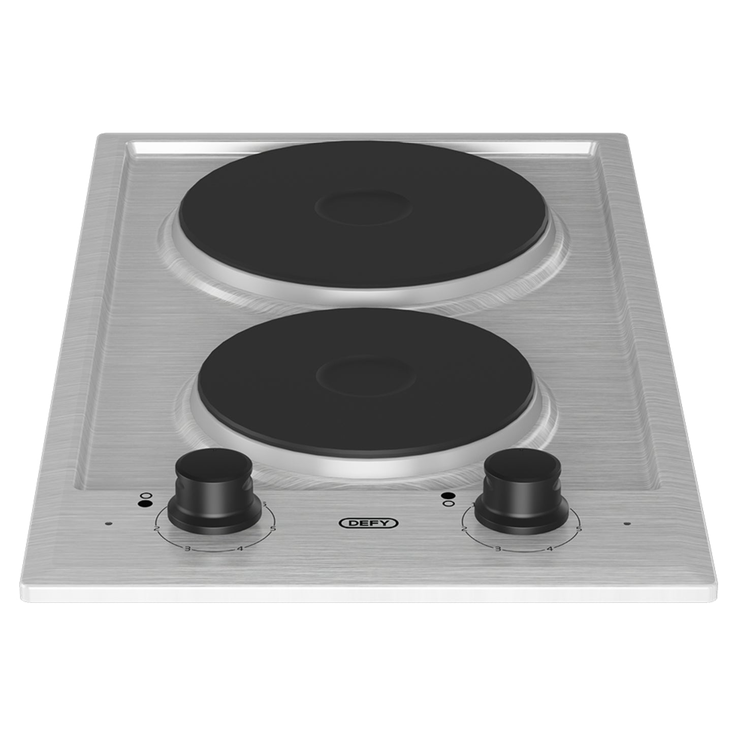 Defy 30cm 2 Solid Plate Built-in Hob - Stainless Steel  - DHD401