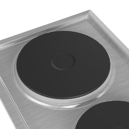 Defy 30cm 2 Solid Plate Built-in Hob - Stainless Steel  - DHD401