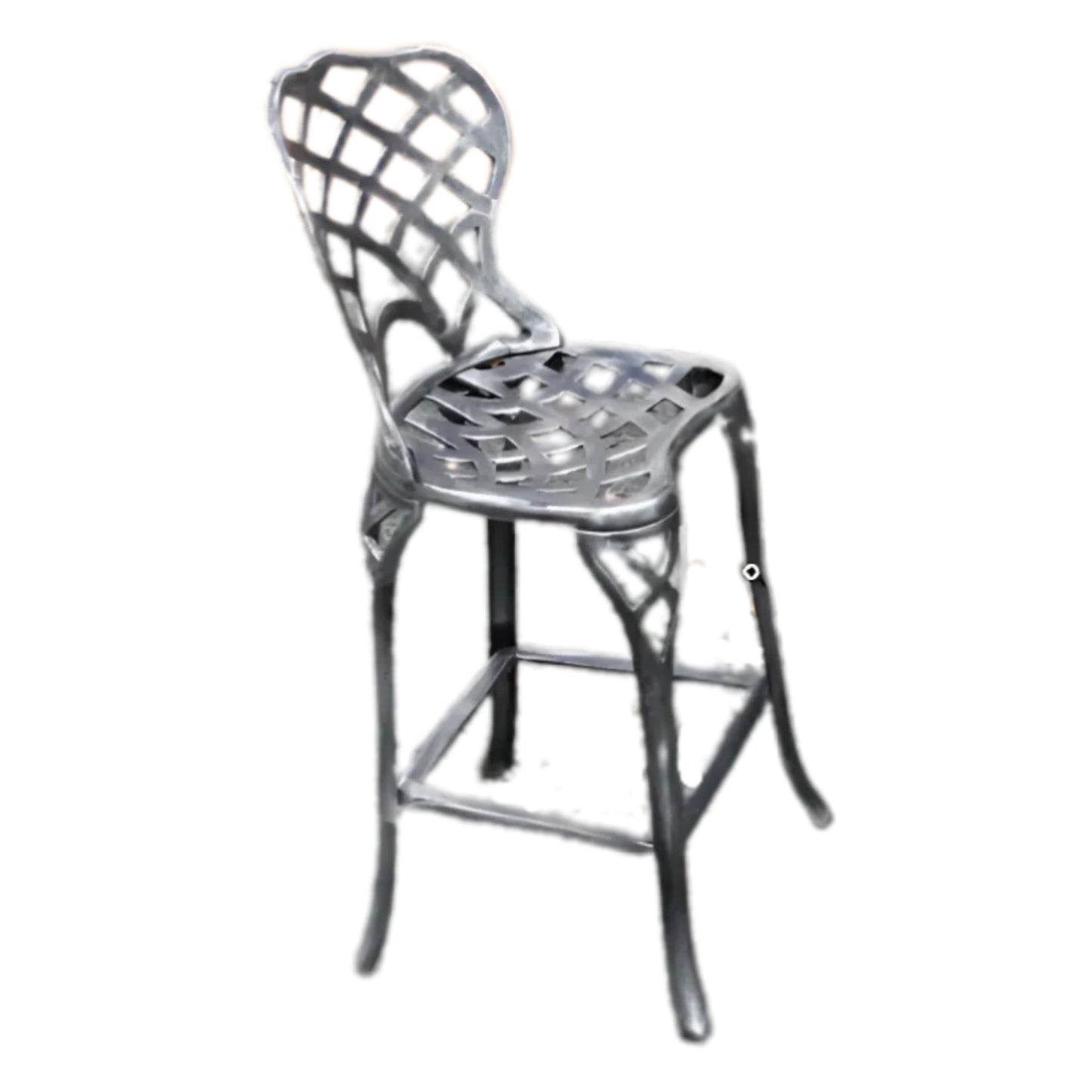 Diamond Bar Chair - Cast Iron