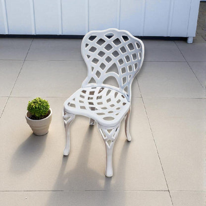 Diamond No Arm Small Chair - Cast Iron