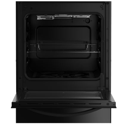 Defy Compact 4 Plate Freestanding Stove - DSS554 - Black