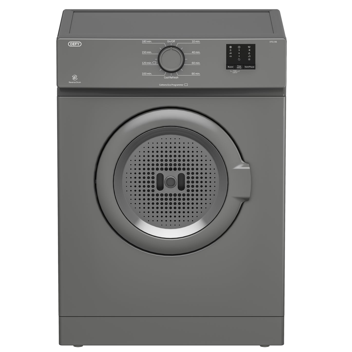 Defy 6kg Tumble Dryer - DTD236 - Manhattan Grey