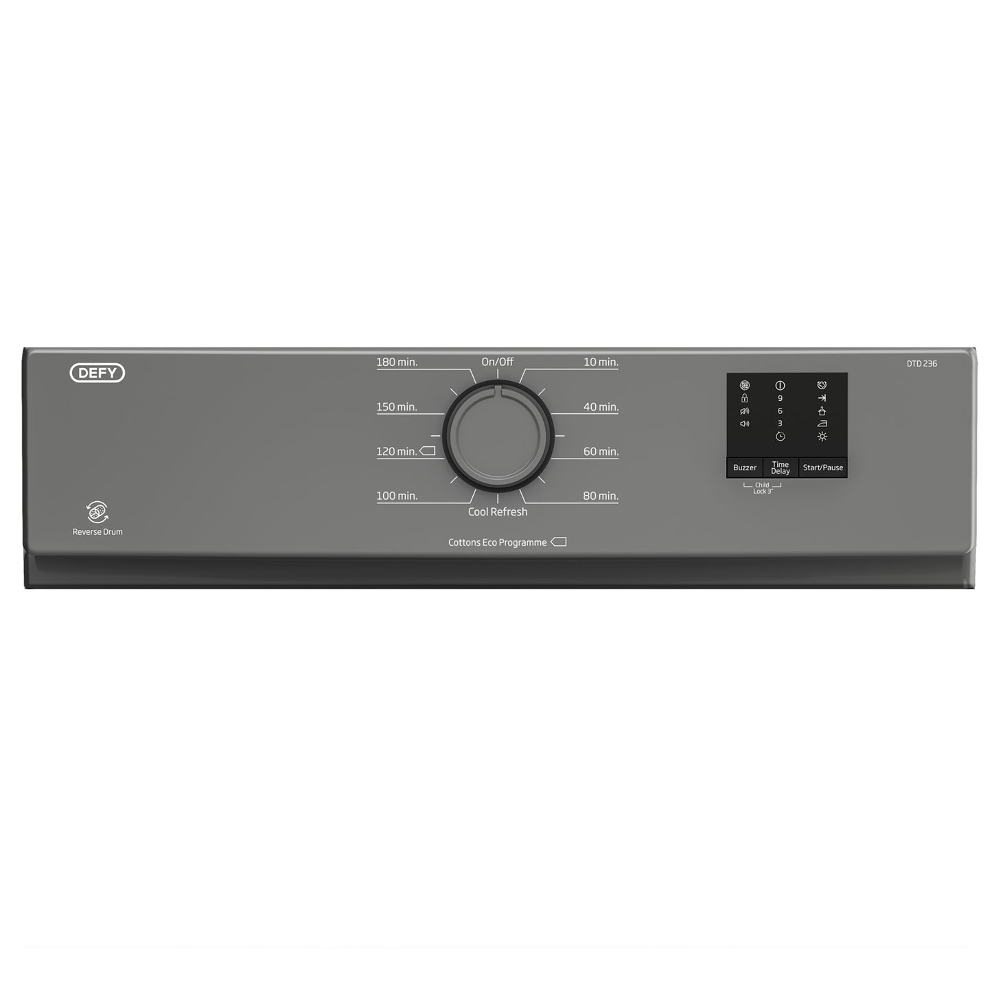 Defy 6kg Tumble Dryer - DTD236 - Manhattan Grey