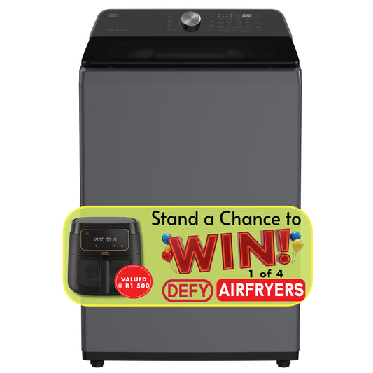 Defy 20kg Top Loader Washing Machine - DTL200 - Metallic