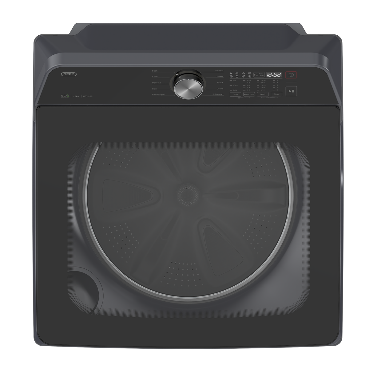 Defy Top Loader Defy 20kg Top Loader Washing Machine DTL200 Metallic | R7,499 | Ismails ...