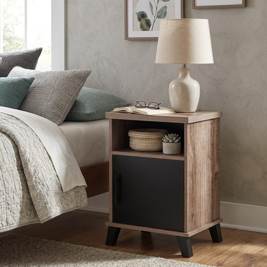 Ebony 1 Door Pedestal