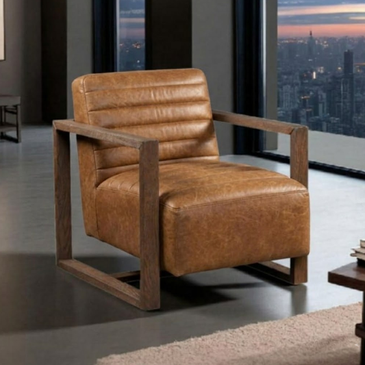 Emma Occasional Chair - Genuine Leather