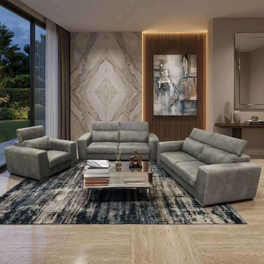 Florida 3.2.1 Lounge Suite Fabric - Ismails Furnishers