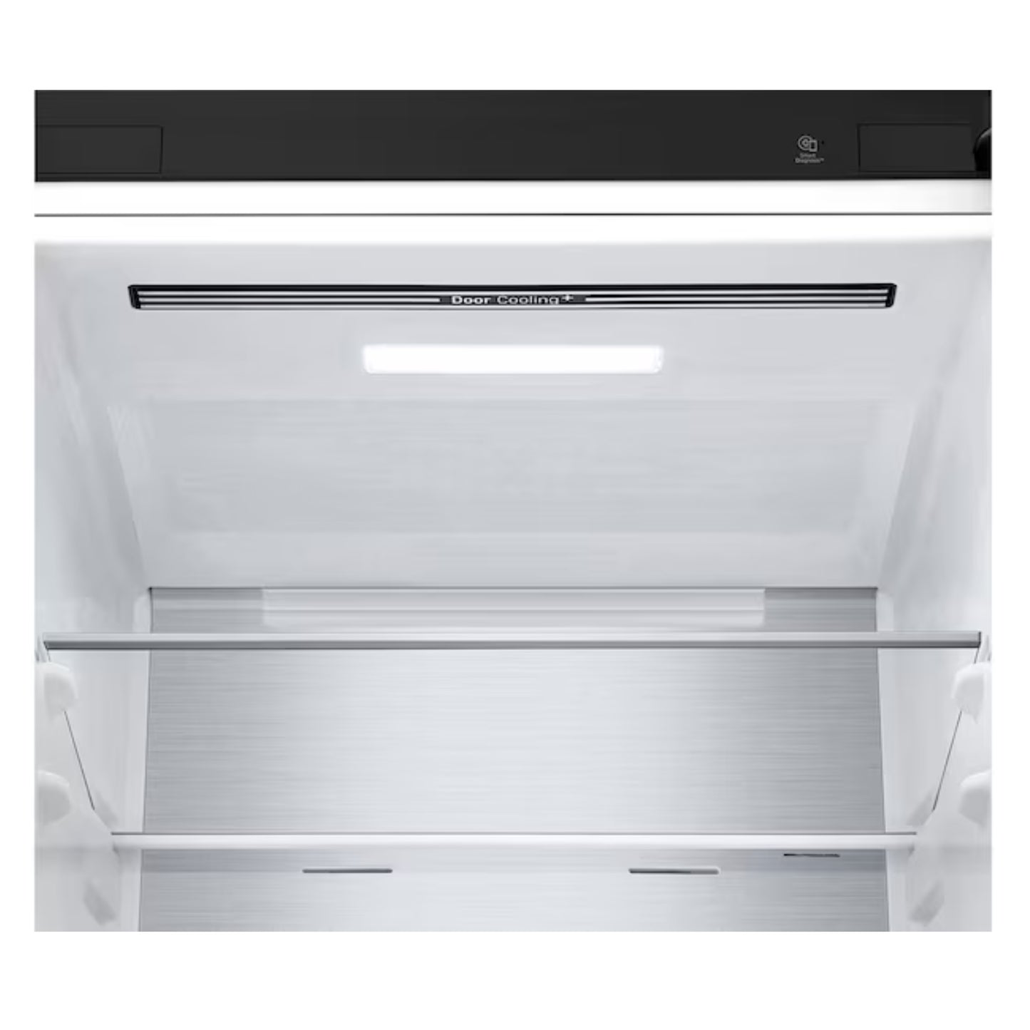 LG 376lt Combi Fridge/Freezer - Matt Black - GC-F459FSUW