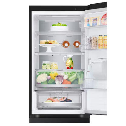 LG 376lt Combi Fridge/Freezer - Matt Black - GC-F459FSUW