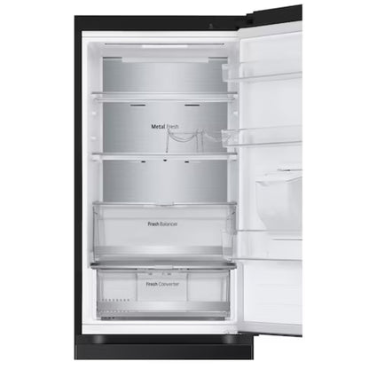 LG 376lt Combi Fridge/Freezer - Matt Black - GC-F459FSUW