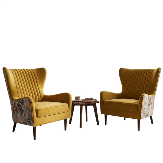 Houston Set of 2 Occasional Chairs - Fabric