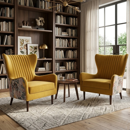 Houston Set of 2 Occasional Chairs - Fabric