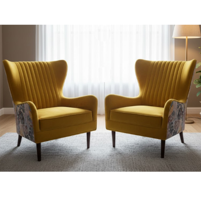 Houston Set of 2 Occasional Chairs - Fabric