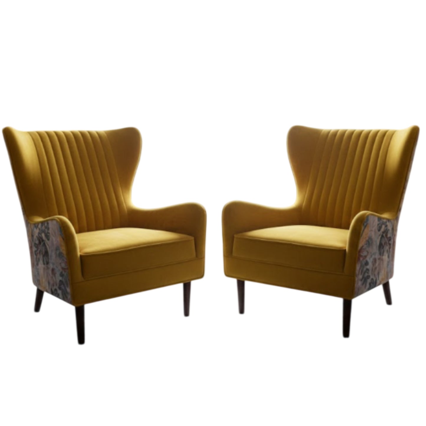 Houston Set of 2 Occasional Chairs - Fabric