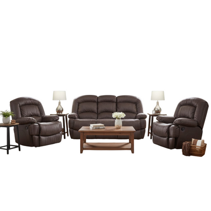 Alpine Avalon 3.2.1 5 Motion Lounge Suite - Genuine Leather