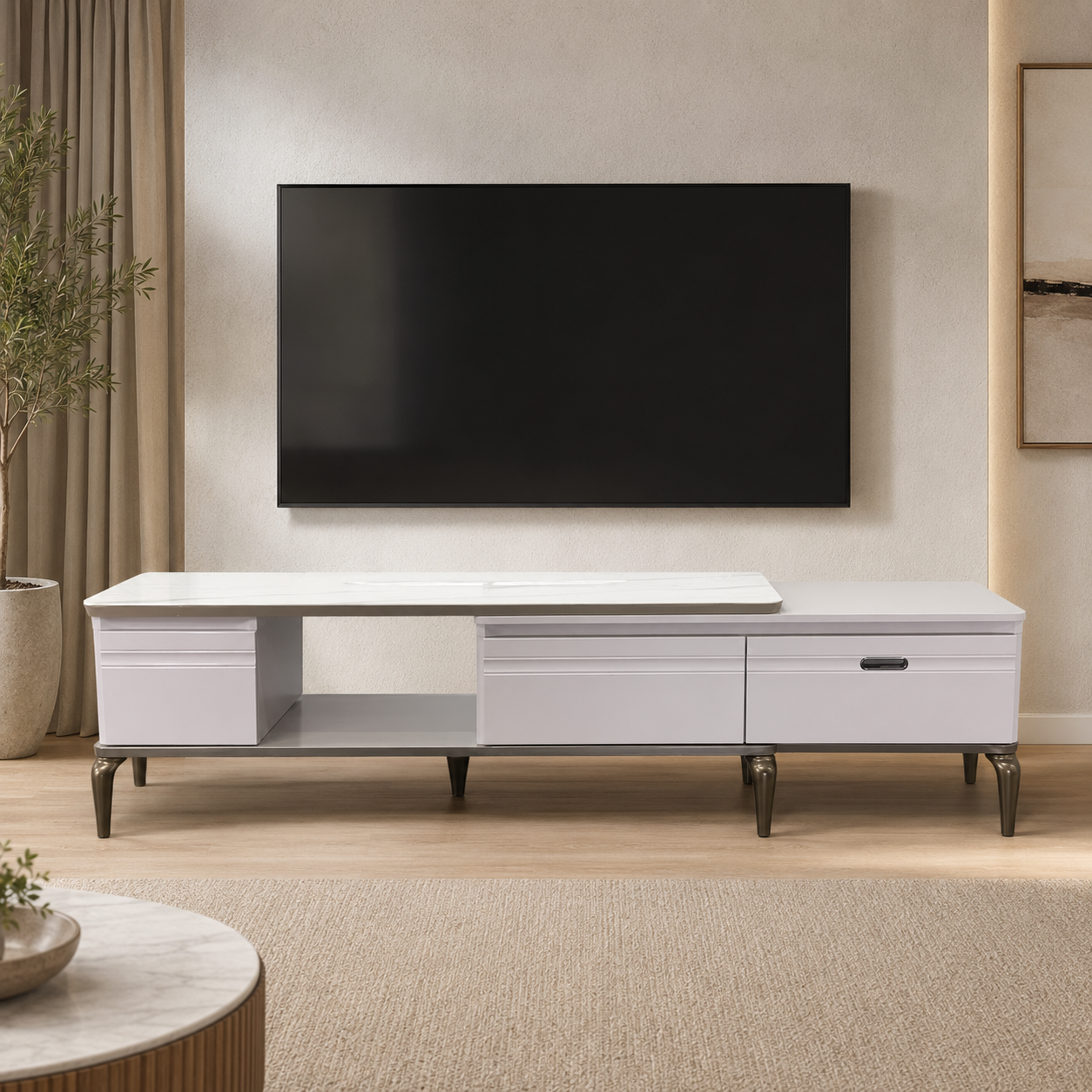 Marbella Coffee & Entertainment Unit Combo - TVS63