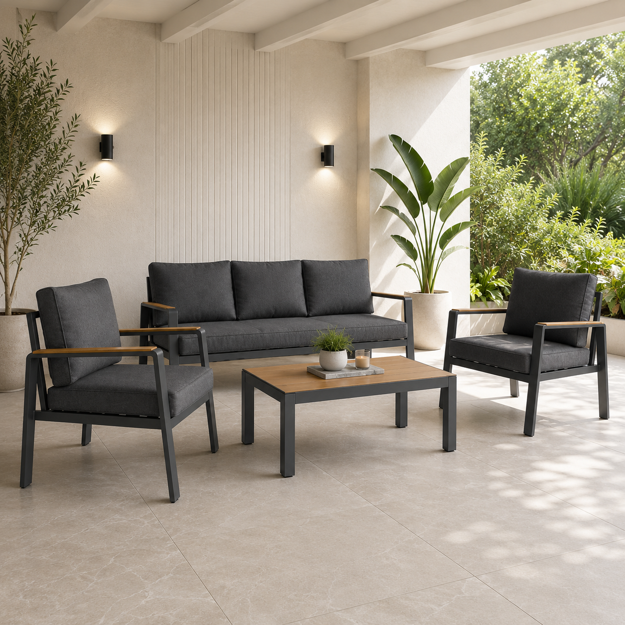 Fresco 4pc Set - Outdoor Patio Set
