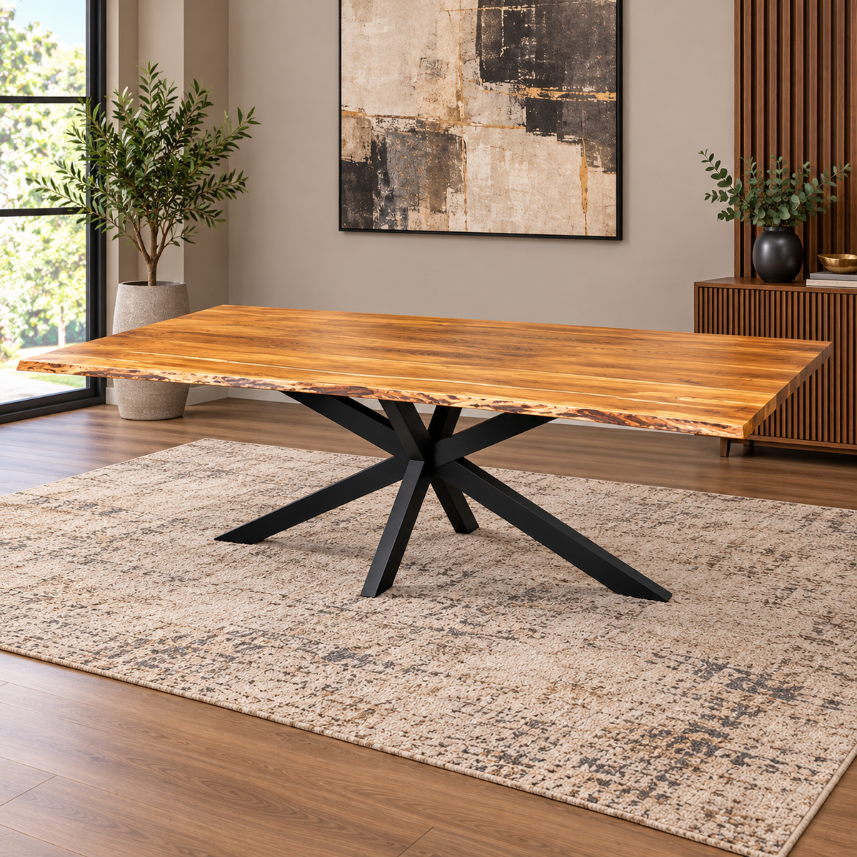 Vetro 2.2M Dining Room Table