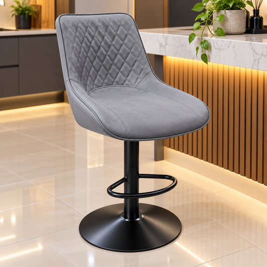 E04 Adjustable Bar Stool - Fabric