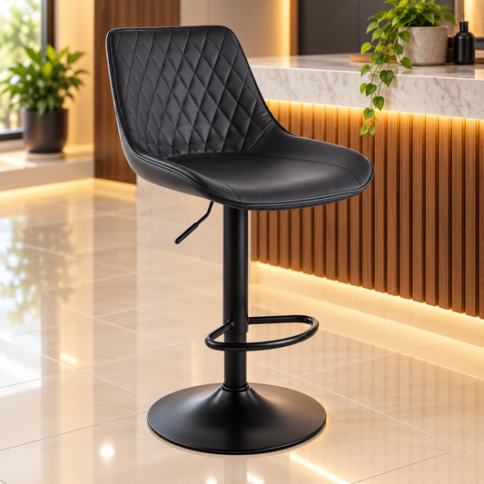 E04 Adjustable Bar Stool - Fabric