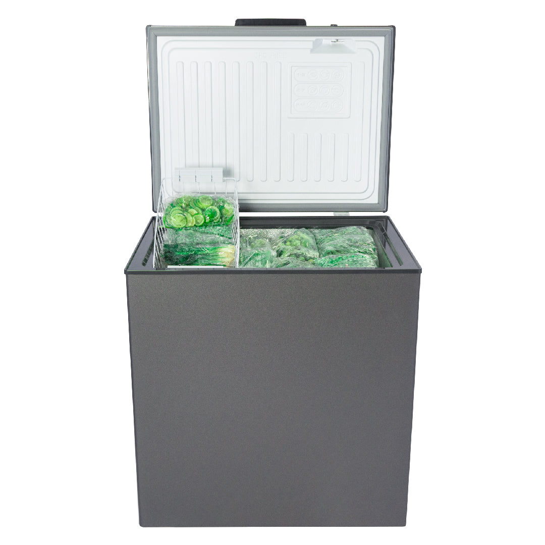KIC 207L Chest Freezer Open with Food Storage - Ismails Furnishers