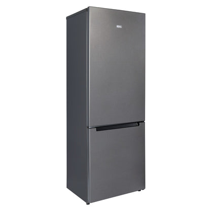 KIC KBF635GR Fridge Freezer Side Angle - Ismails Furnishers