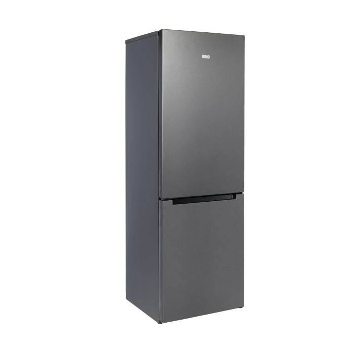 KIC KBF639GR Fridge Freezer Side Angle - Ismails Furnishers