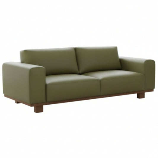 Ivory 2 Div Couch - Leather
