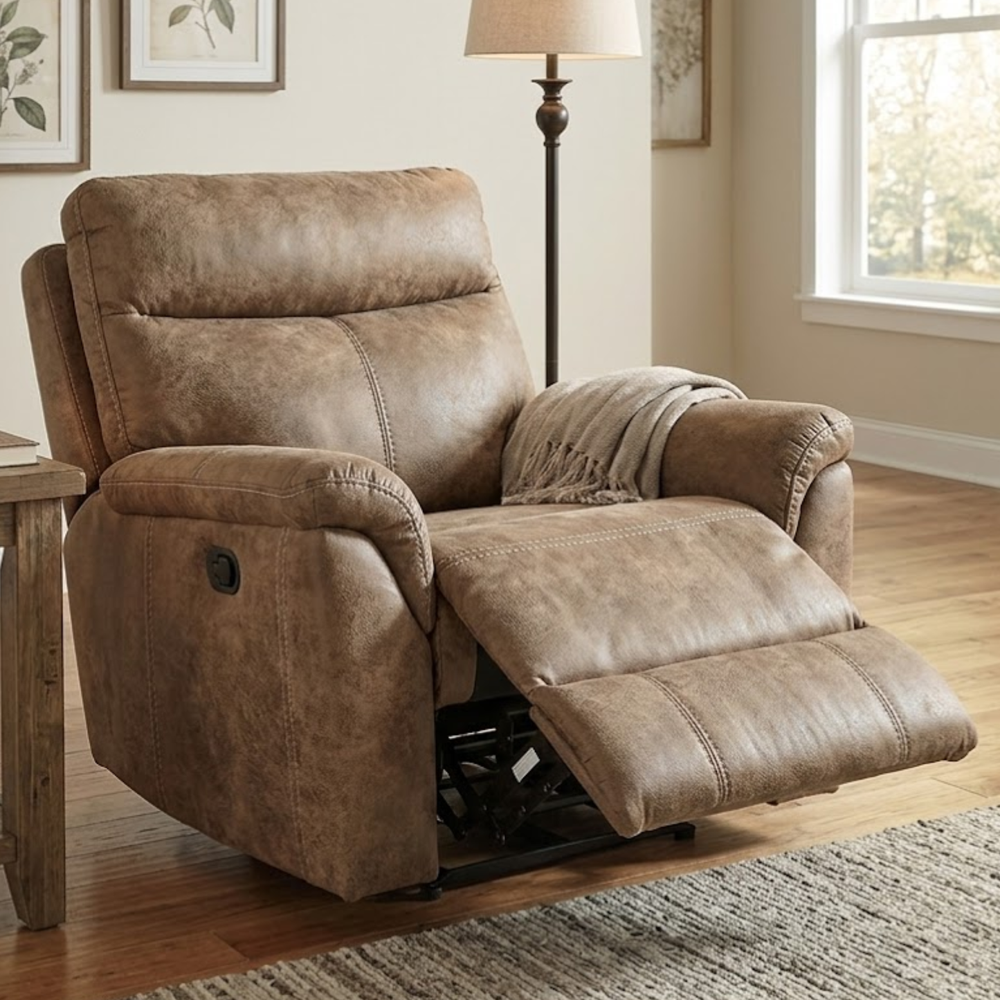 Johnston Hi-lift Recliner - Leather