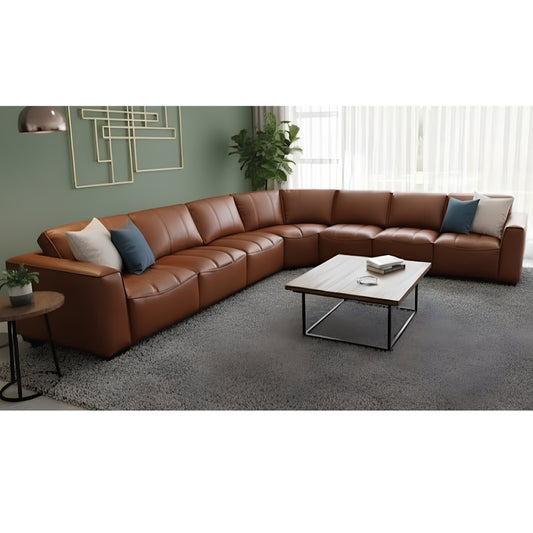 Kansas - 4 Piece Corner Lounge Suite - Leather
