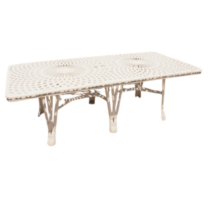 King Diamond Patio Square Table 216cmx100cm - Cast Iron