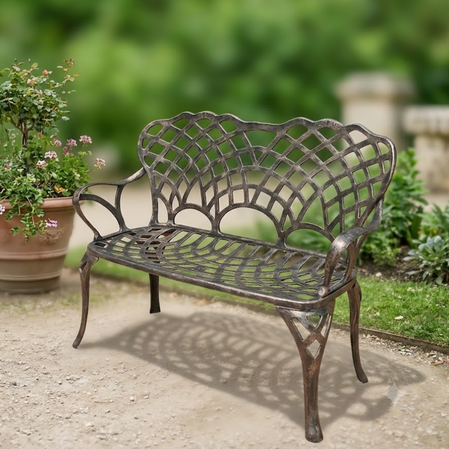 King Diamond Bench - Cast Iron