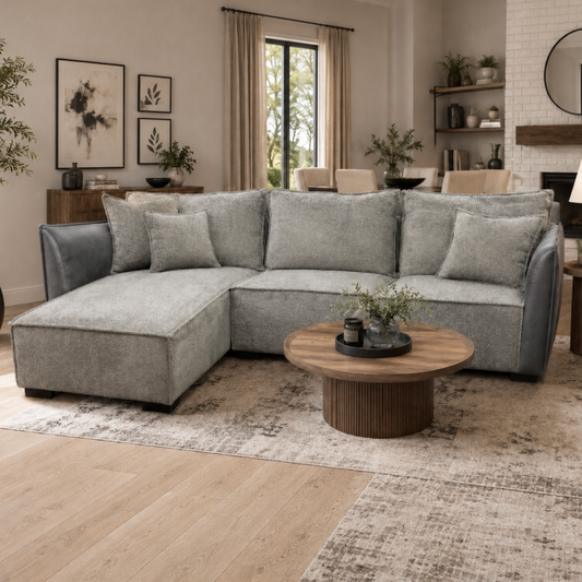 Letitia 3 Piece Corner Lounge Suite - Fabric