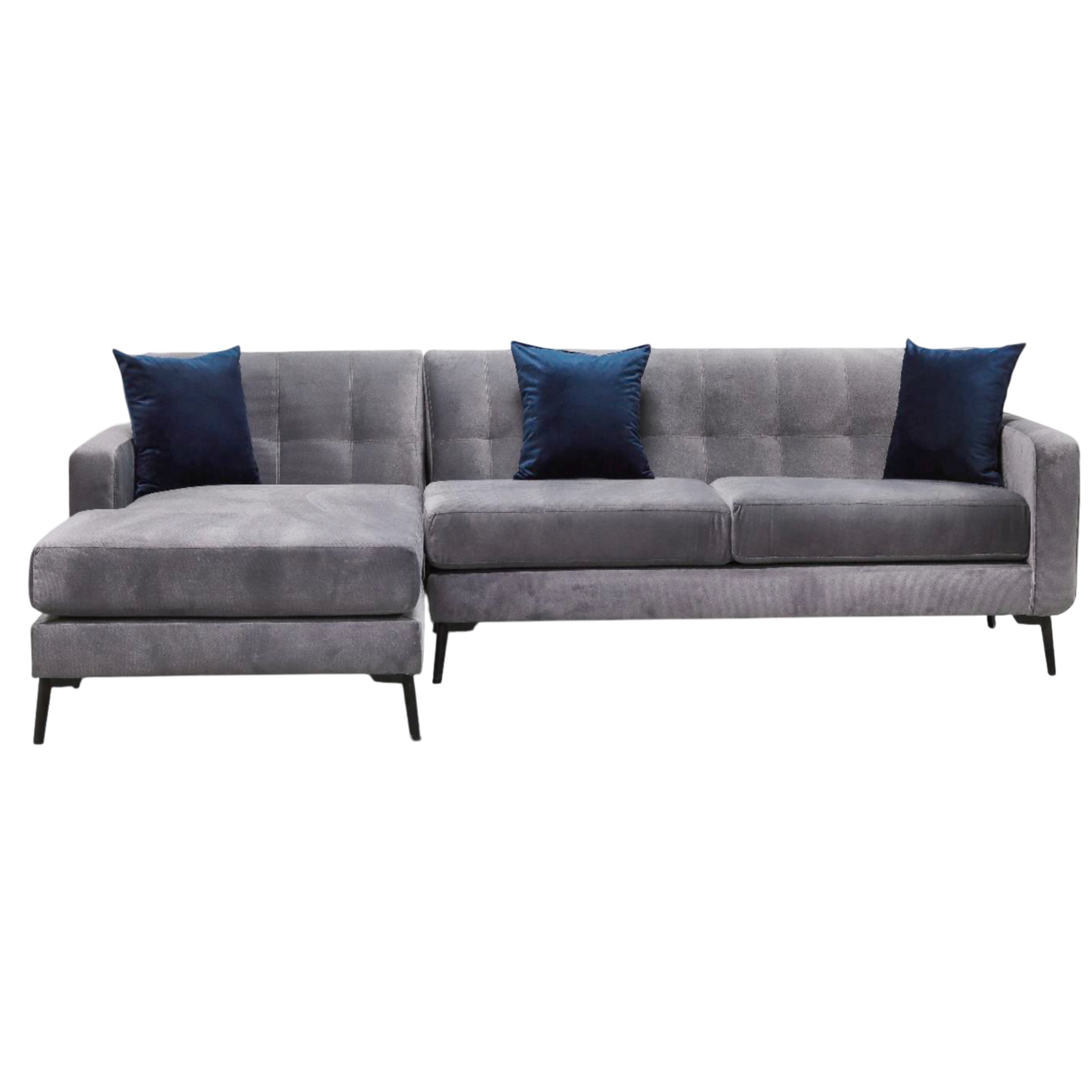 Lisa 2 Piece Corner Lounge Suite With Daybed - Fabric