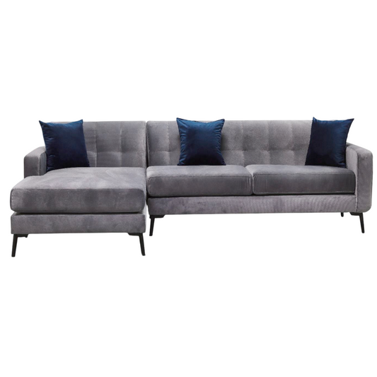 Lisa 2 Piece Corner Lounge Suite With Daybed - Fabric