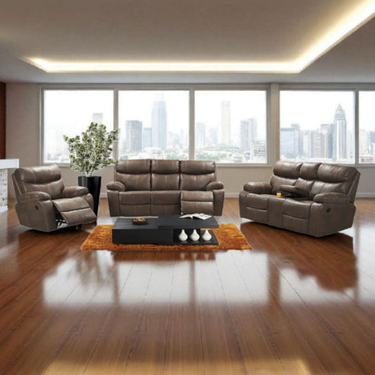 Grafton Lizzie 3.2.1 + Console 3 Motion Lounge Suite - Fabric